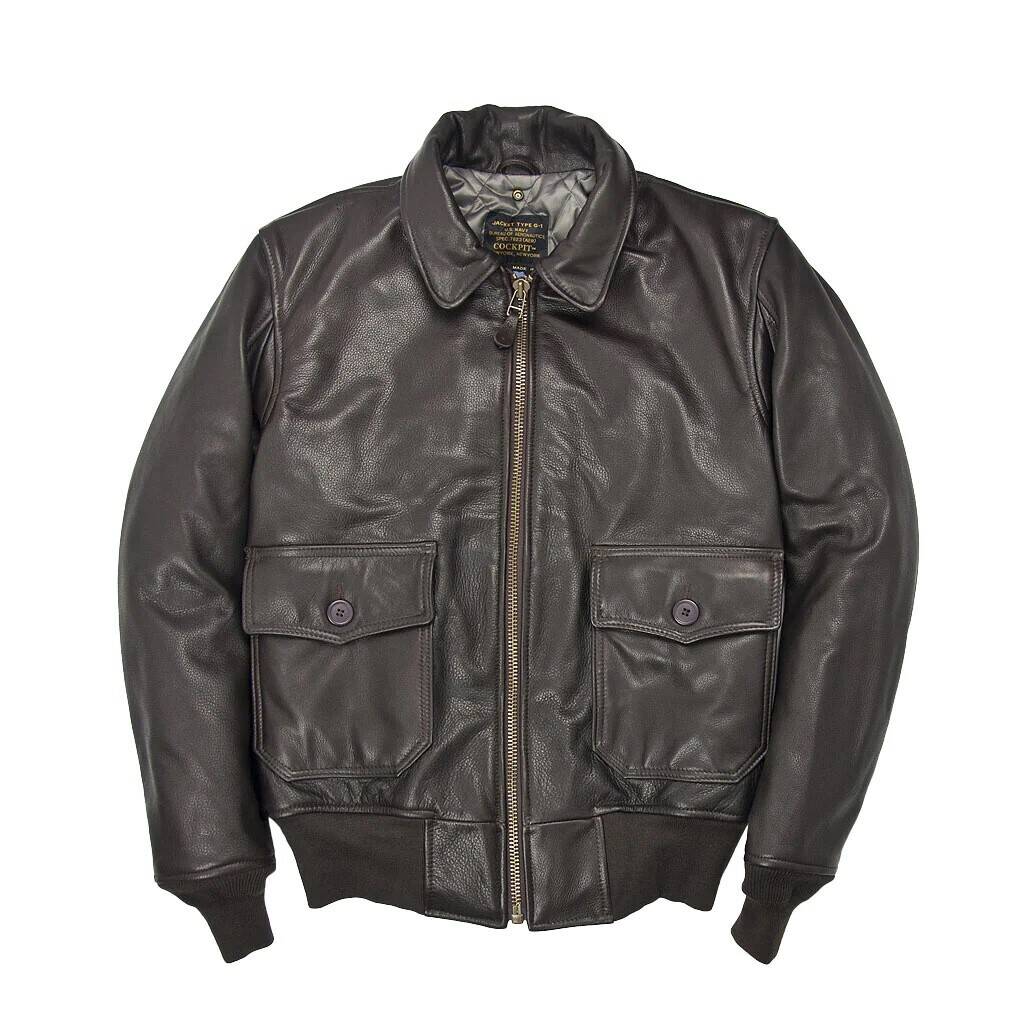 Blouson cockpit USA G1 marron Z201035MC (3)