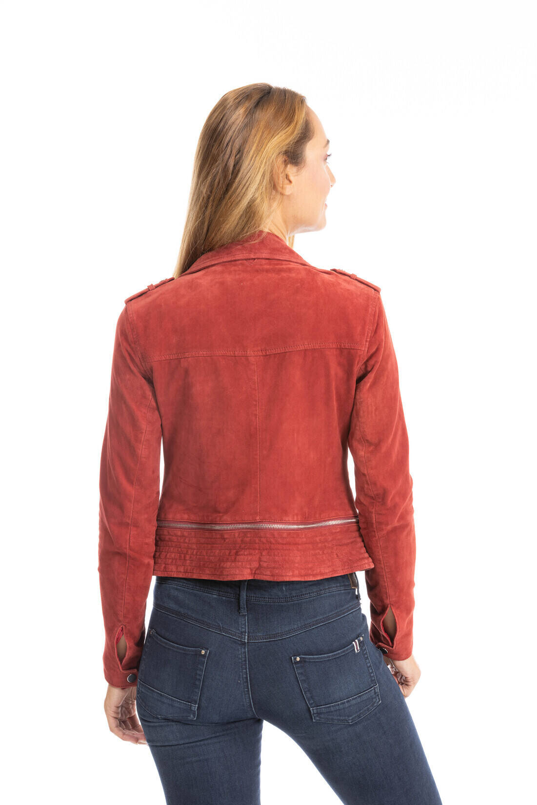 blouson cuir femme 101351 rouge (8)