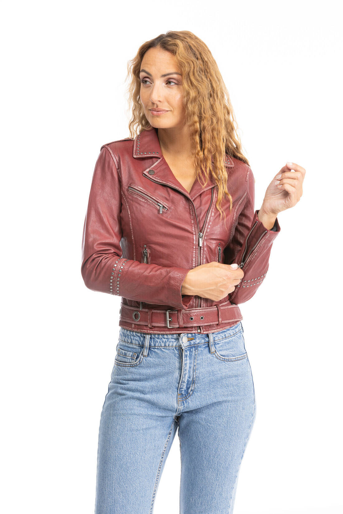 blouson cuir femme 101460 (1)