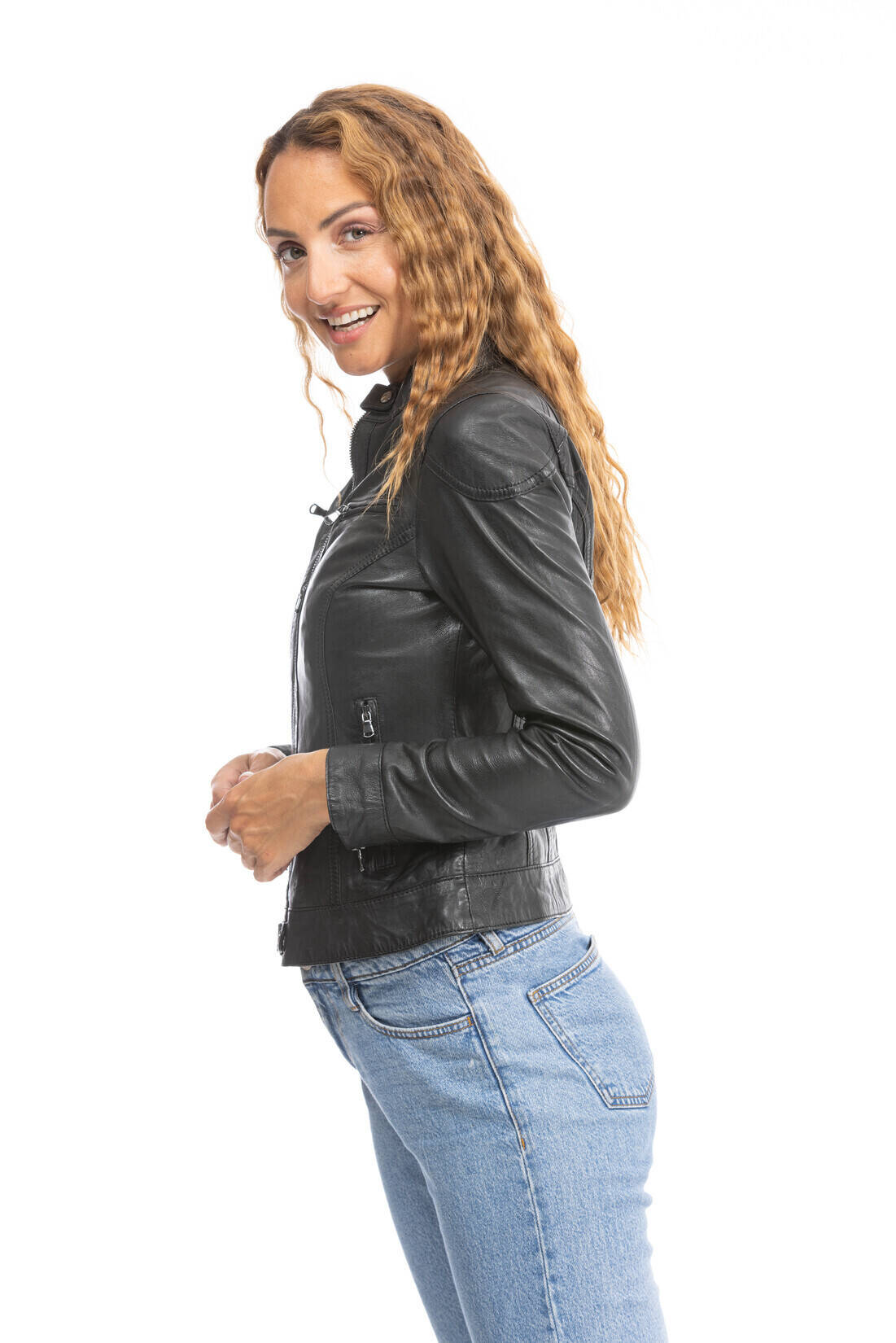 blouson cuir femme 64626  (12)