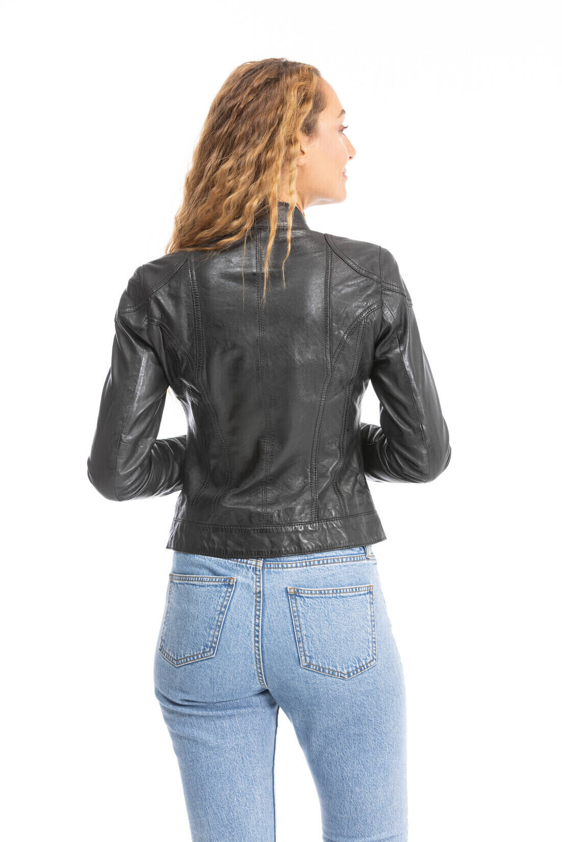 blouson cuir femme 64626  (13)