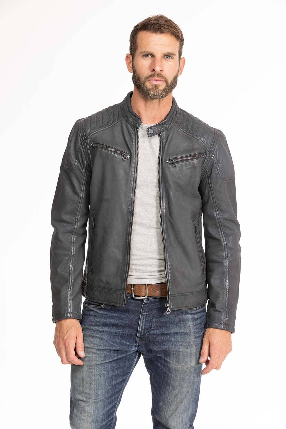 blouson cuir homme 1201-0485 noir bleu (6)