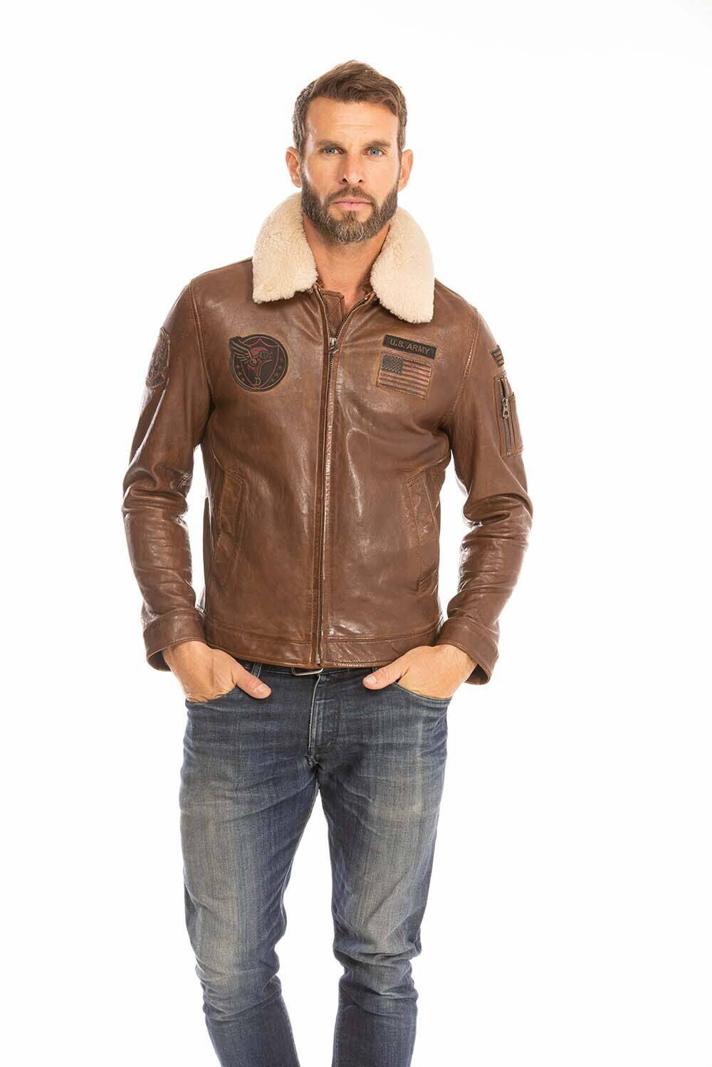 blouson cuir homme cognac fonce 102422 style pilote (13)