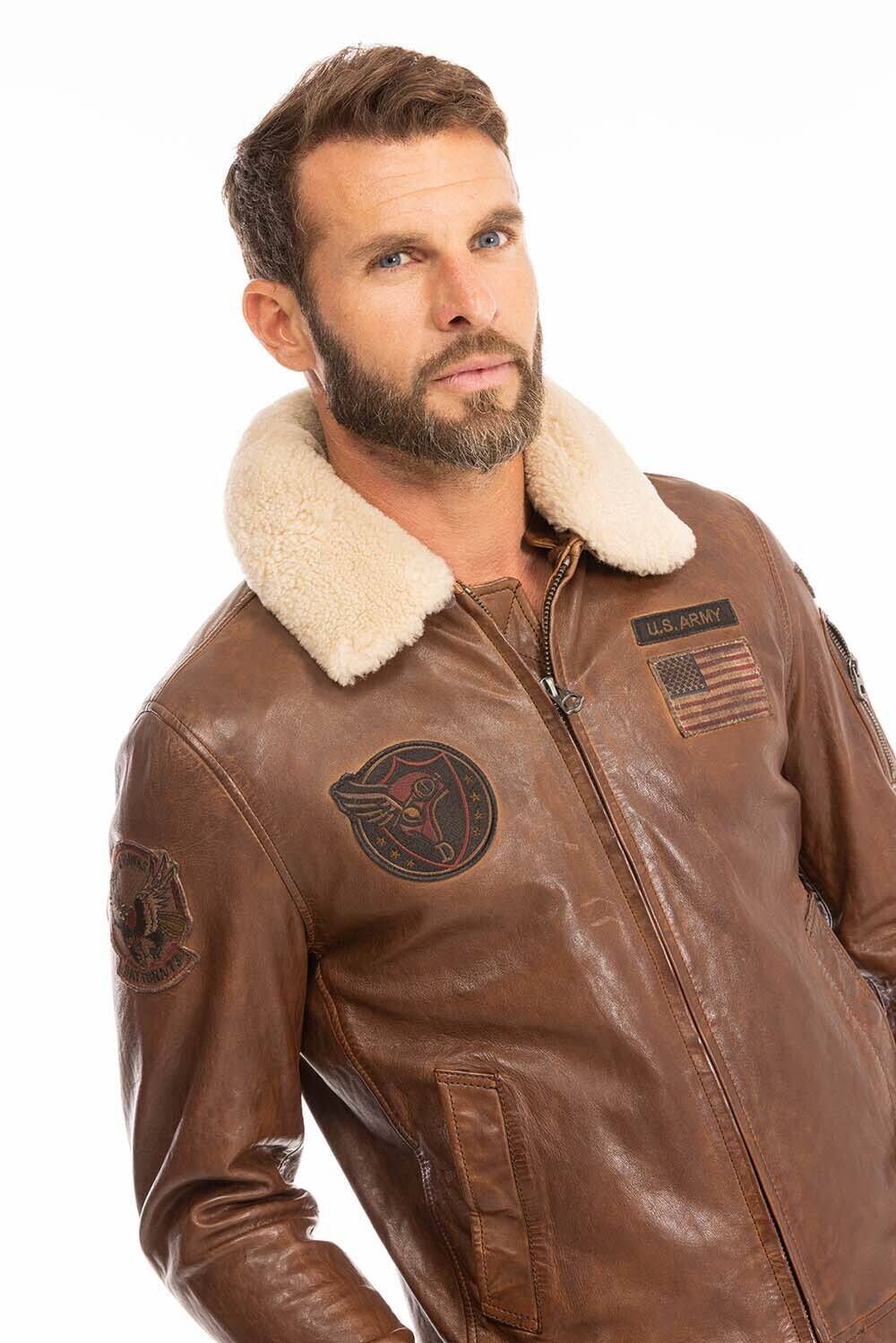 blouson cuir homme cognac fonce 102422 style pilote (15)