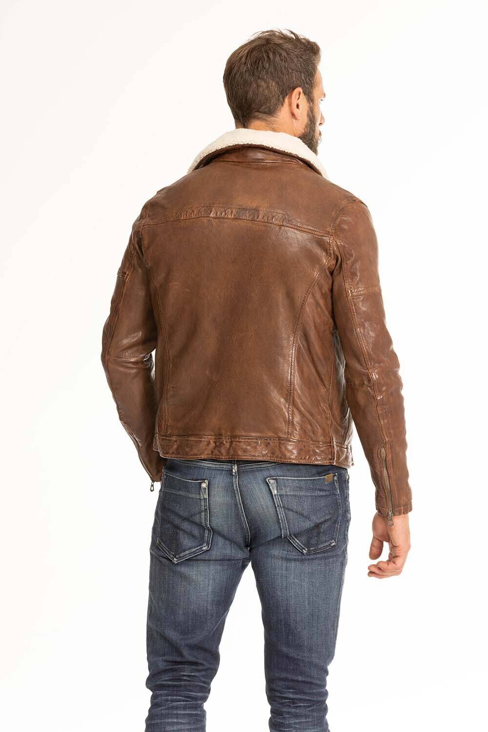 blouson cuir homme cognac fonce 102423 (5)