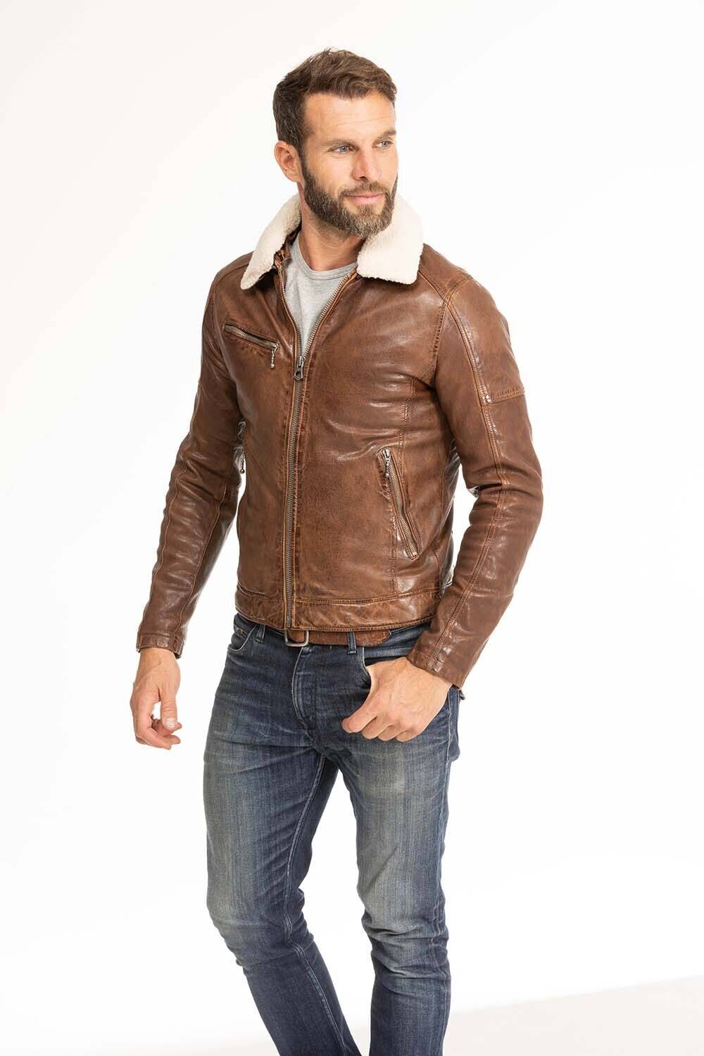 blouson cuir homme cognac fonce 102423 (9)