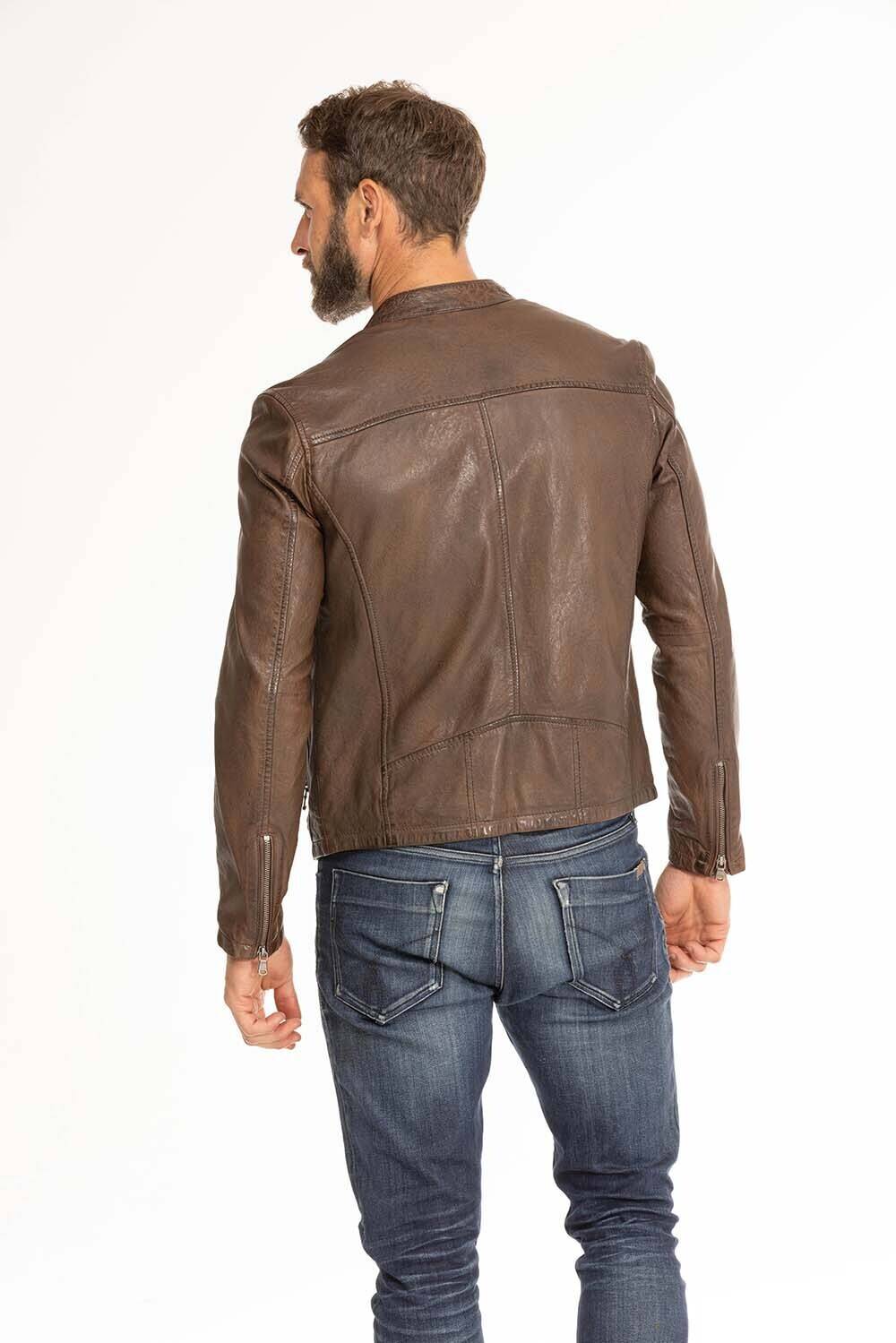 blouson cuir homme gafi bison (6)