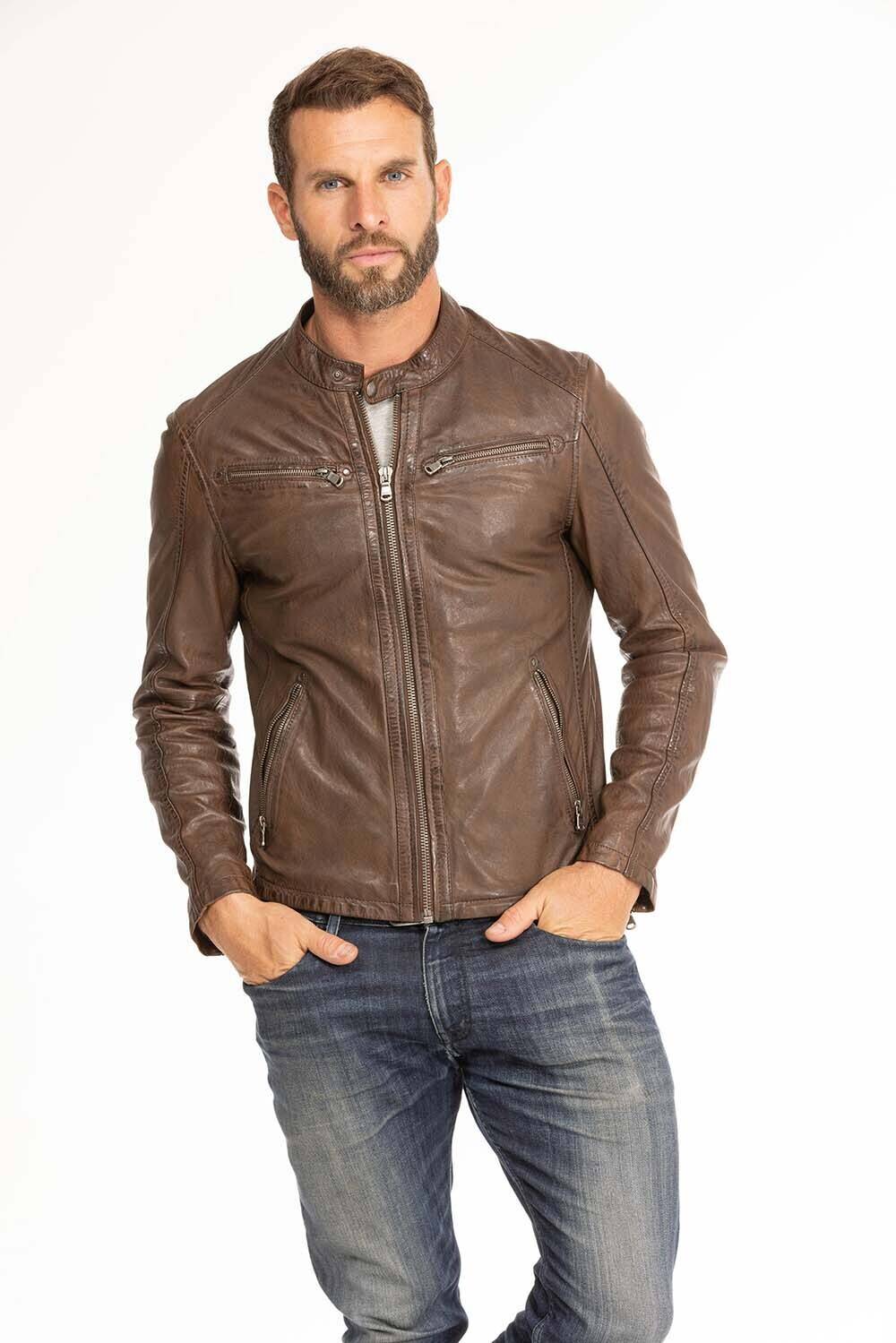 blouson cuir homme gafi bison (9)