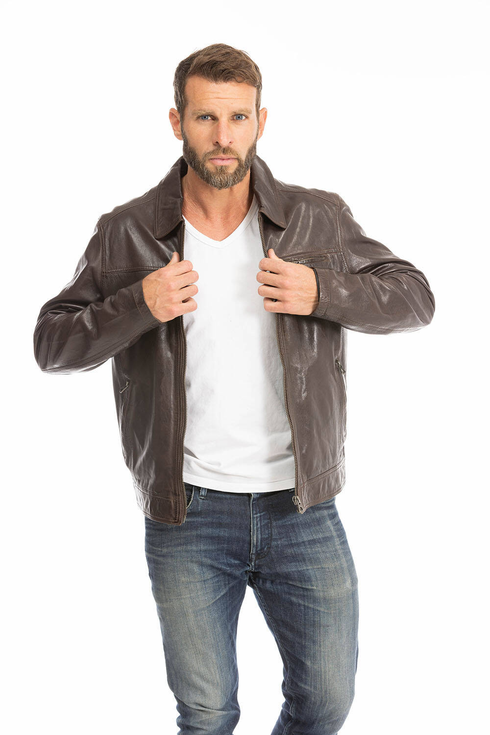 blouson cuir homme marron 100144 major (4)