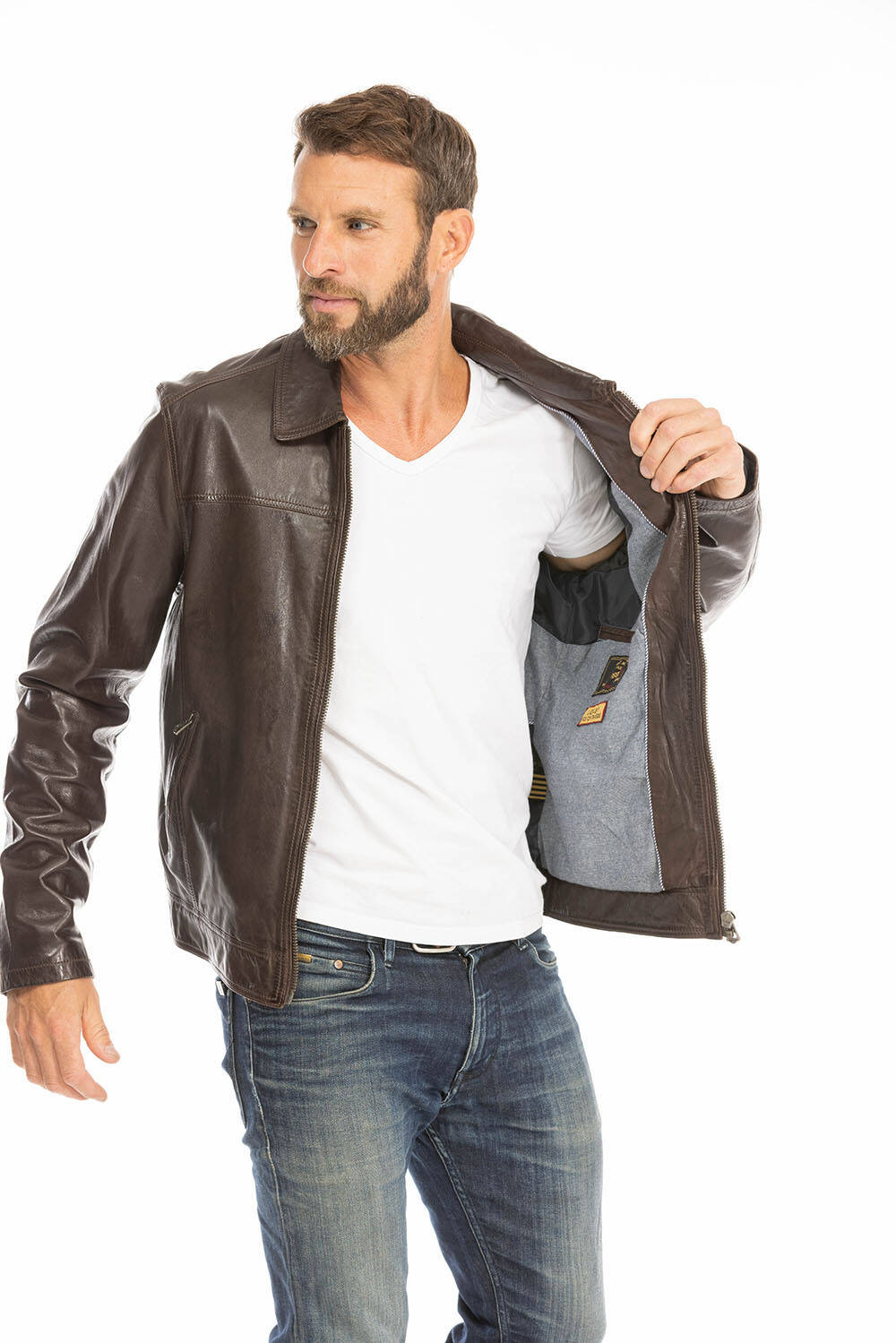 blouson cuir homme marron 100144 major (9)