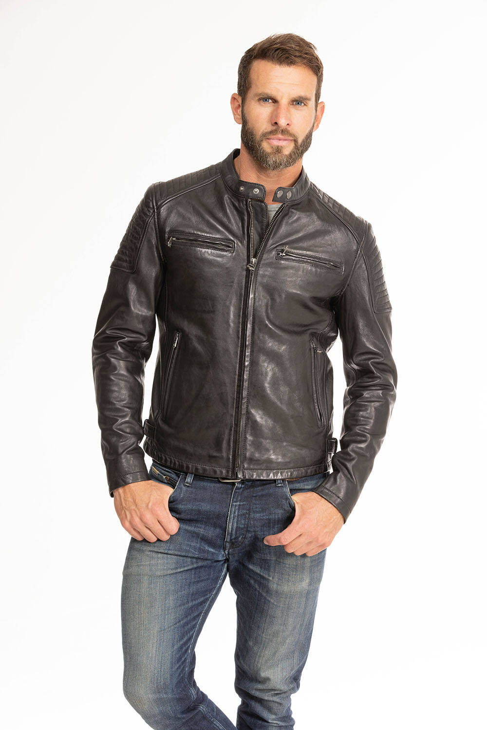 blouson cuir homme noir 101700 (13)