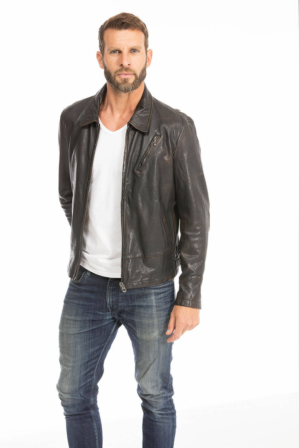 blouson cuir homme noir  (4)