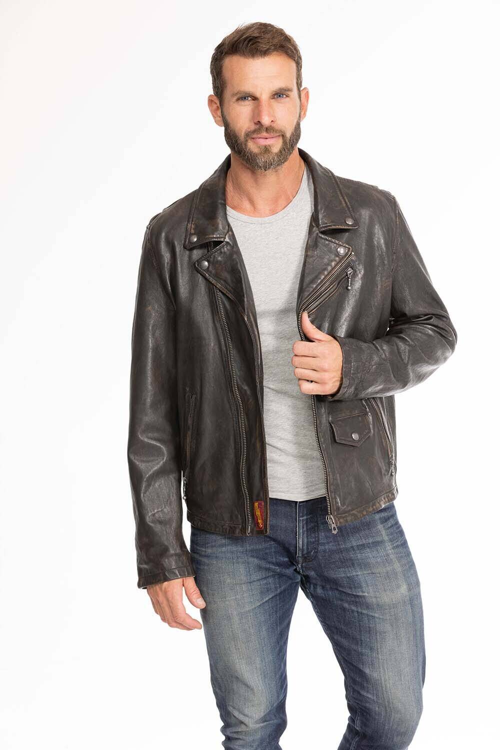 blouson cuir homme perfecto 102427 noir vieilli (10)