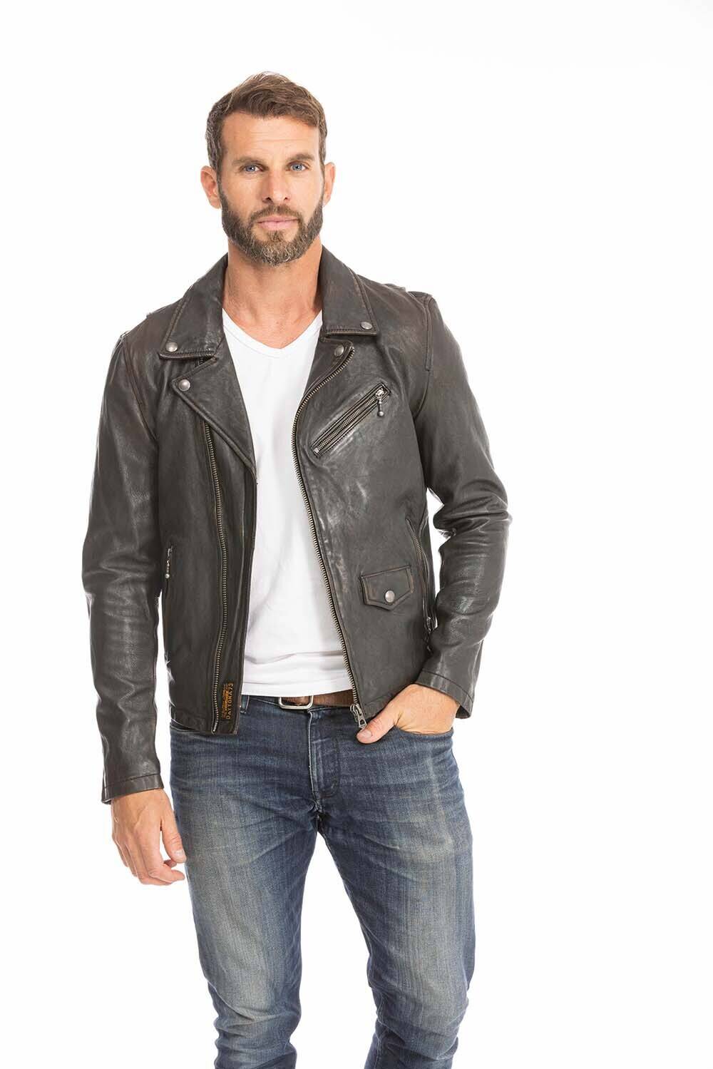 blouson cuir homme perfecto 102427 noir vieilli (1)