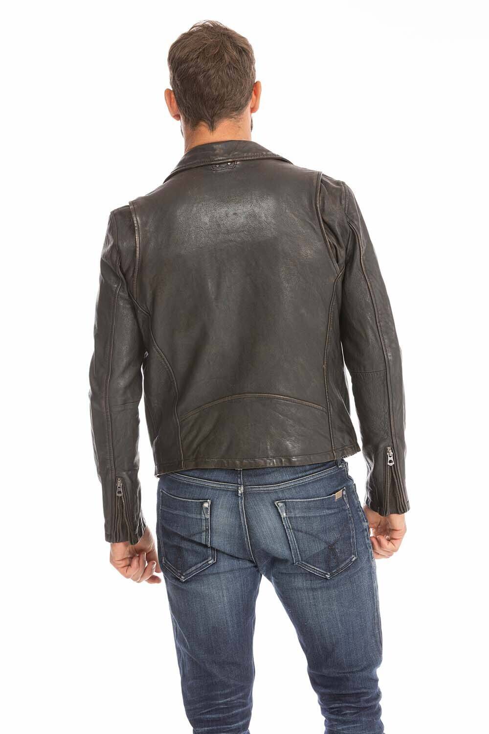 blouson cuir homme perfecto 102427 noir vieilli (6)