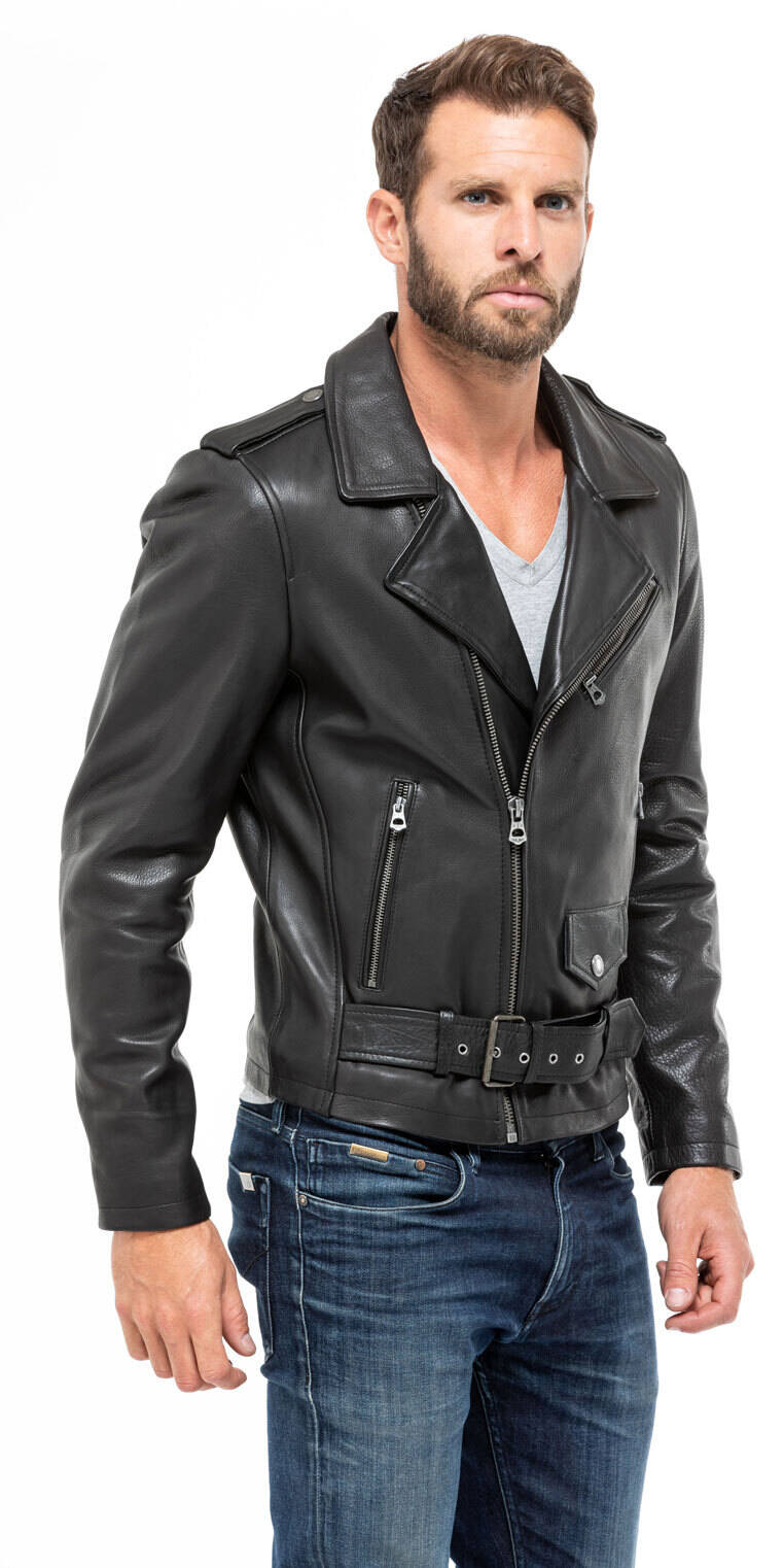 blouson cuir homme perfecto cuir 100866 daytona mannequin (4)