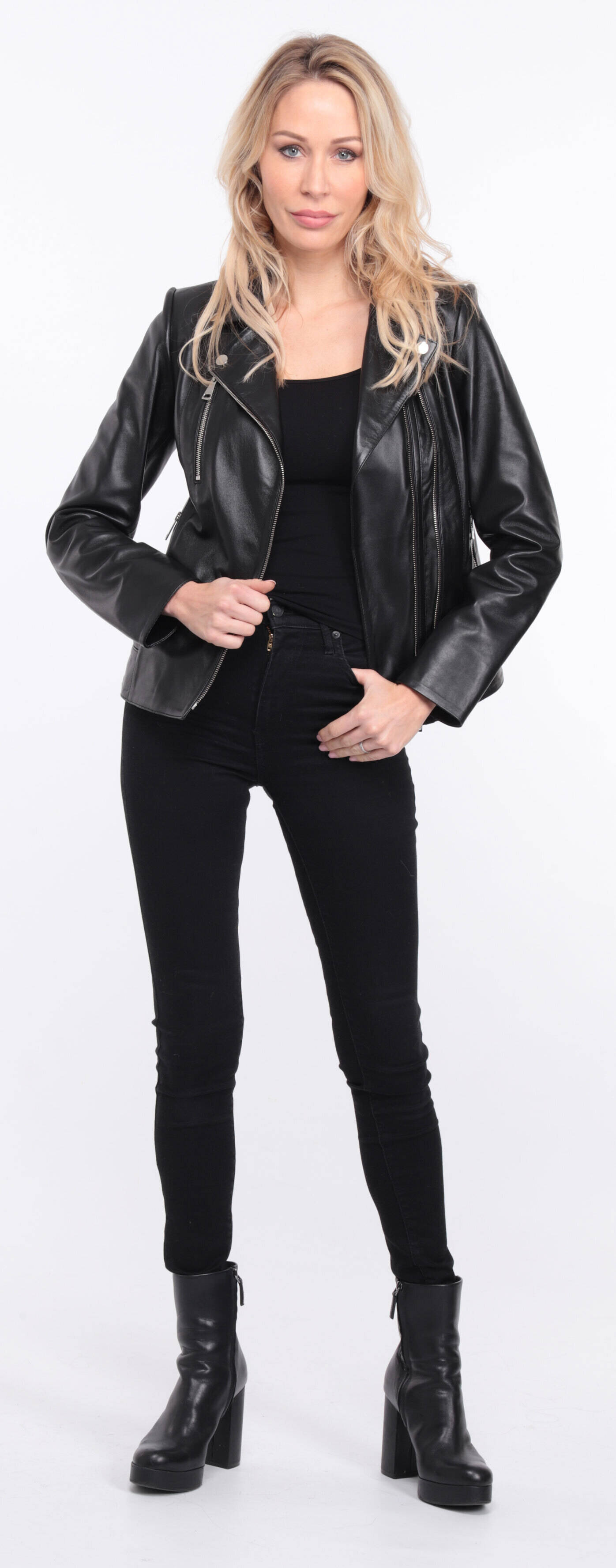 blouson cuir noir elsa (17)