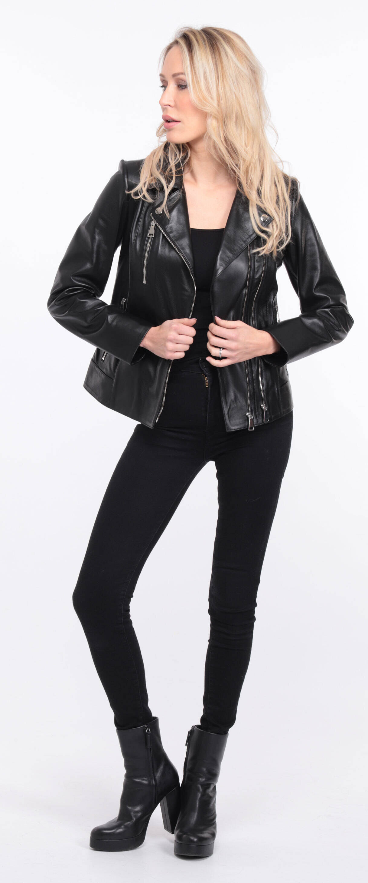 blouson cuir noir elsa (5)