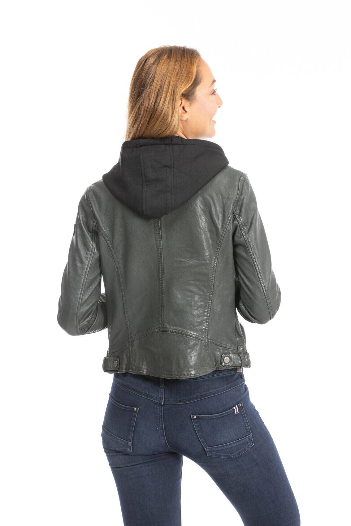 blouson cuir yvie olive (10)