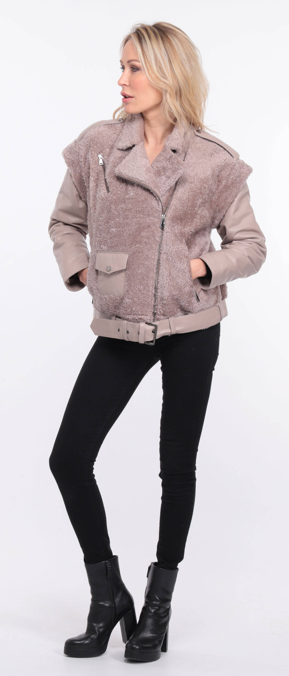 blouson tina manche gris clair (15)