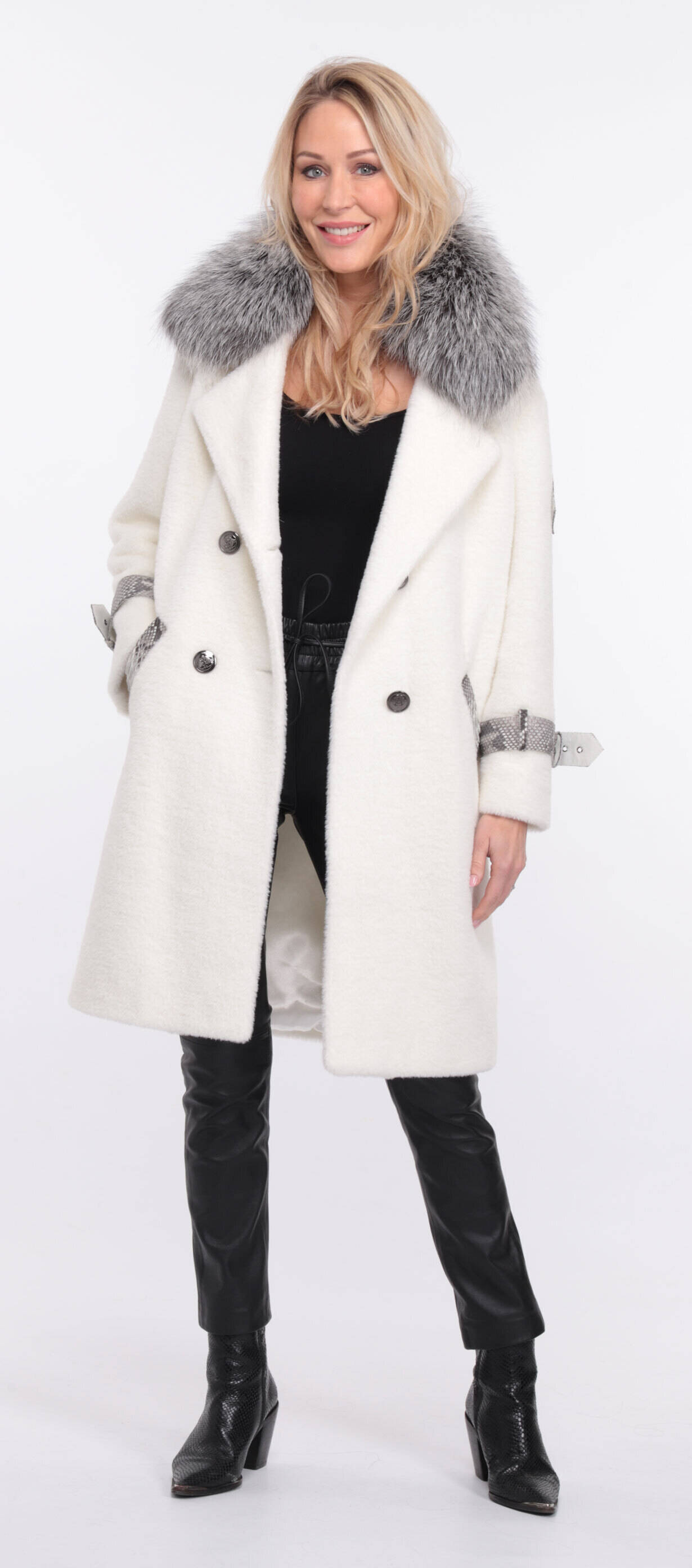 manteau amber al cantara blanc col renard argente (9)