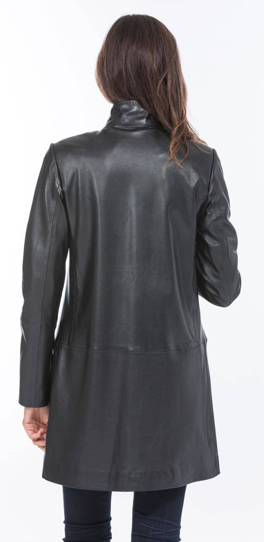 manteau cuir femme agneau noir sandrina (5)