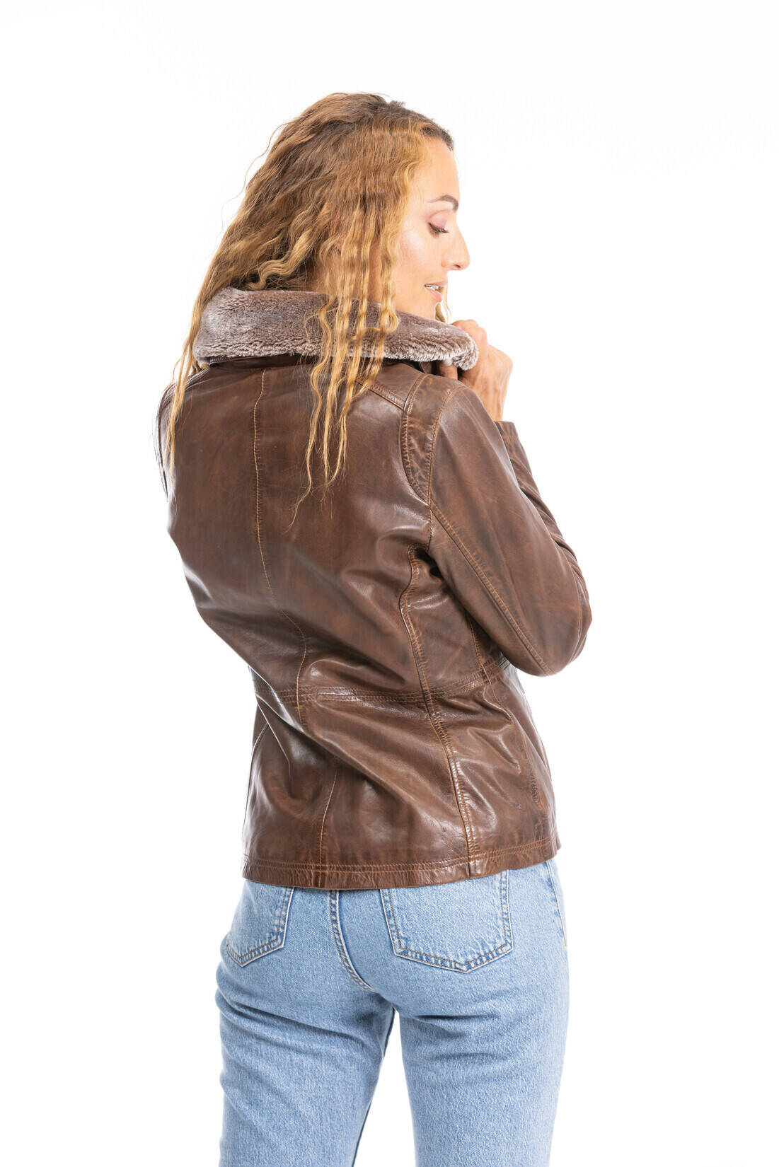 veste cuir bison 101648 (7)