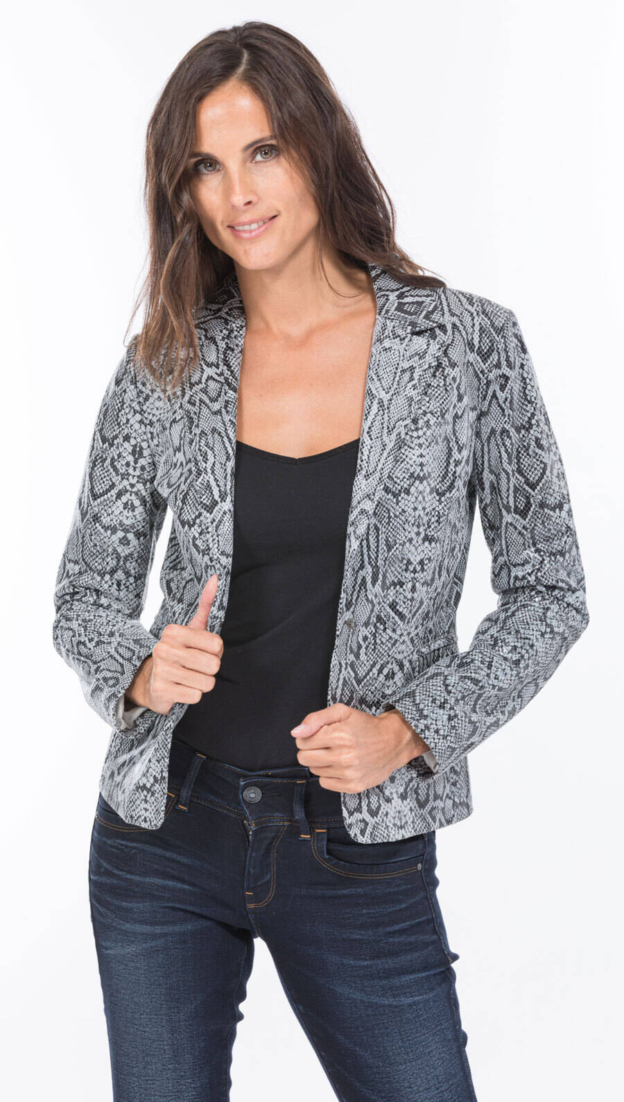 veste cuir femme aspect serpent aliana gris (10)