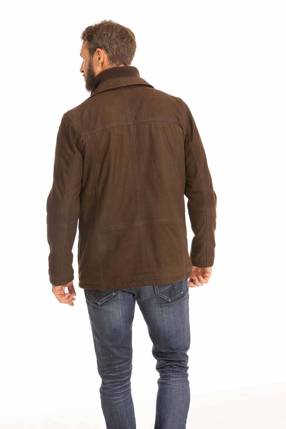 Veste cuir homme marron timber paris (12)